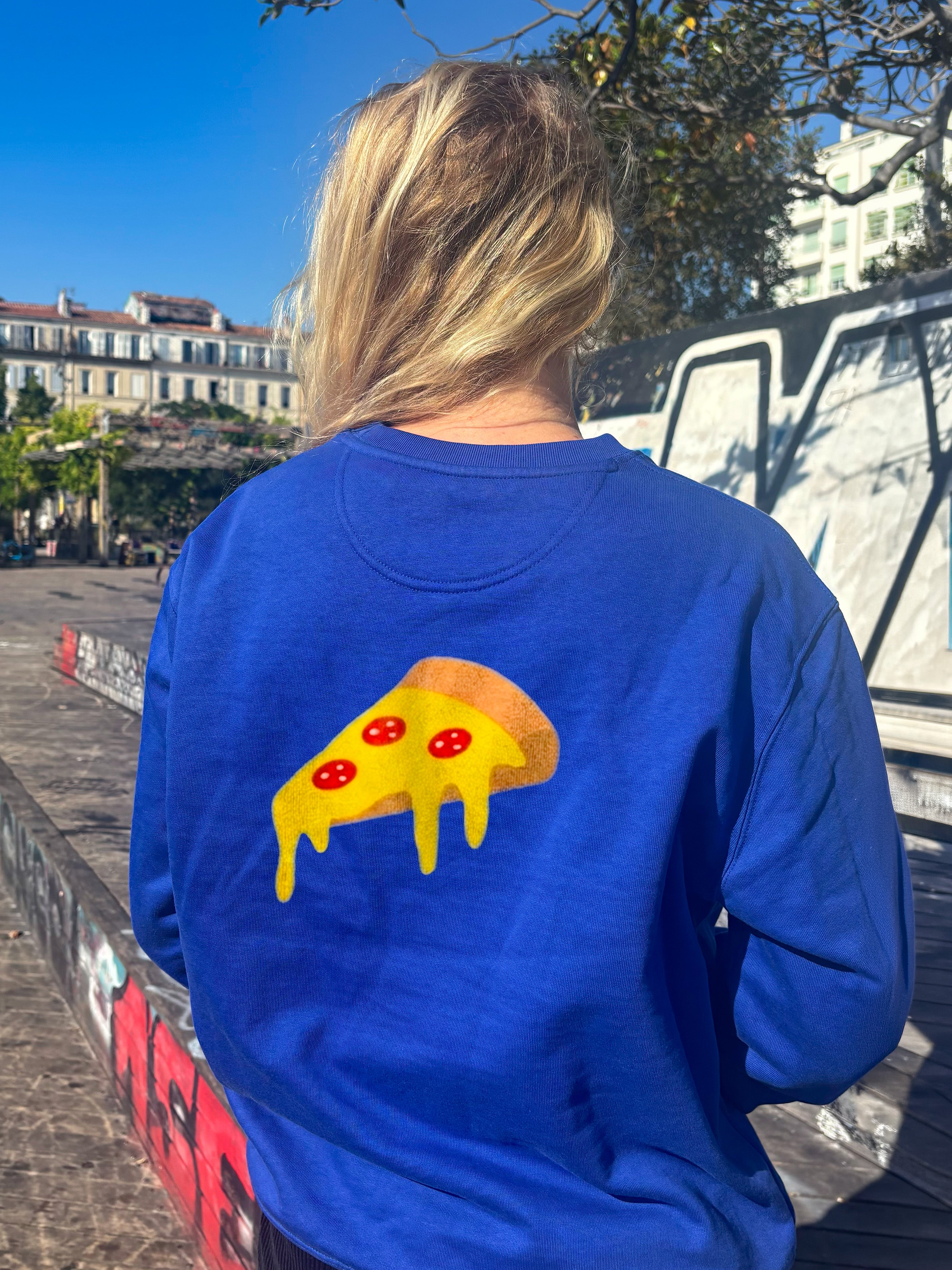 Sweat imprimé Pizza